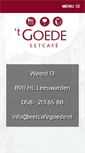 Mobile Screenshot of eetcafegoede.nl